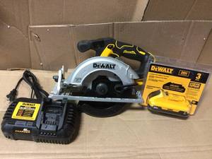 lot 57 image: MIX LOT OF DEWALT TOOLS & BATTERY PACK