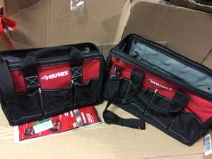 lot 58 image: -Piece Tool Bag Combo ( 15 in. and 18 in.) by Husky in good condition