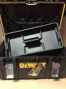 lot 69 image: TOUGHSYSTEM 22 in. Medium Tool Box by DEWALT in good condition