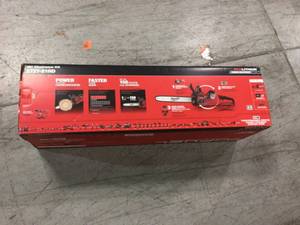 lot 101 image: M18 FUEL 16 in. 18-Volt Lithium-Ion Battery Brushless Cordless Chainsaw Kit with 12.0 Ah Battery and M18 Rapid Charger by Milwaukee in good condition