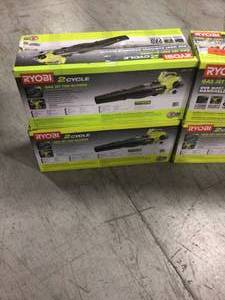 lot 103 image: lot of 160 MPH 520 CFM 25cc Gas Jet Fan Blower by RYOBI original customer returns