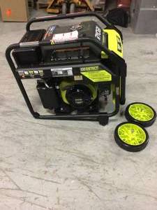 lot 108 image: 4000-Watt Gasoline Powered Digital Inverter Generator by RYOBI in good condition