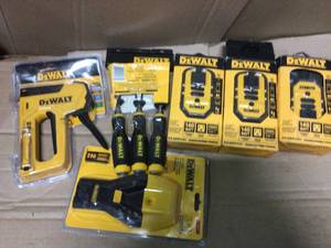 MIX LOT OF DEWALT TOOLS & MISC.