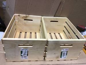 Wooden Crate - Pine Hand Made in good condition