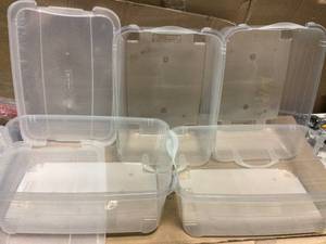 14 Qt. Plastic Stackable Organization and Storage Box Container in good condition
