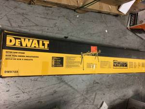 Heavy-Duty Miter Saw Stand by DEWALT in good condition