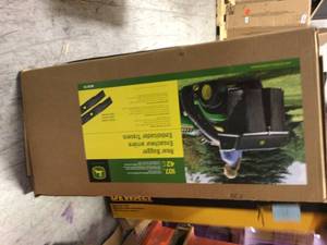 42 in. Twin Bagger for 100 Series Tractors by John Deere in good condition