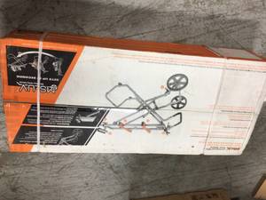 Universal Mobile Miter Saw Stand with Mounting Braces by RIDGID in good condition