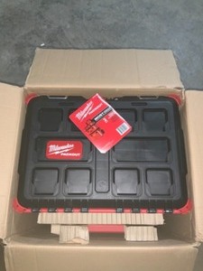 lot 13 image: Milwaukee packout 22in. Modular tool box storage system