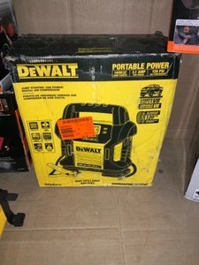 lot 18 image: ASSORTED DEWALT, BLACK DECKER, BATTERY EXTENDERS, AND VECTOR -  POWER INVERTERSPORTABLE POWER BATTERY CHARGERS SEE PICS