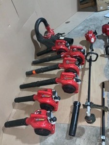 lot 20 image: ASSORTED HOMELITE GAS POWERED TOOLS