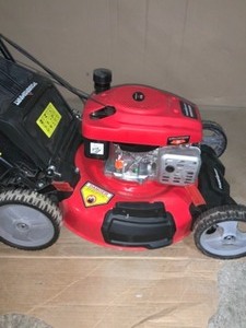 lot 21 image: POWERSMART 161cc OHV ENGINE GAS POWERED LAWN MOWER TESTED SEE PICS
