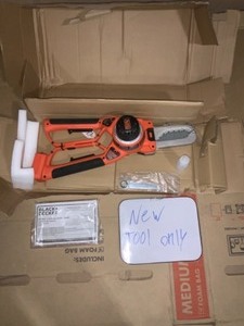 lot 31 image: BlackDecker 6 in. 20v lithium-ion cordless alilgator lopper (TOOL ONLY)