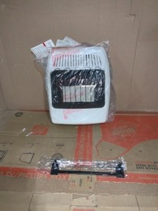 lot 52 image: Dyna-Glo Thermostatic 18,000 BTU Infrared Vent Free Dual Fuel Wall Heater OPEN BOX COMPLETE SEE PICS