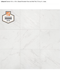 lot 54 image: MIXED PALLET WITH PORCELAIN FLOOR TILES MARBLE FAVRALES BEIGE FLOORING SEE PICS