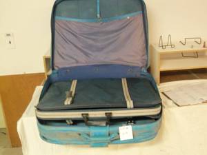 No name brand Blue luggage x2...