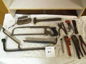 Misc tools tire ironsaw wrenches...