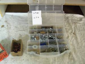 Case of nuts 1 partial box of bolt...