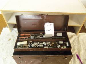 Toolbox with Assorted tool pieces...