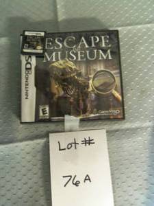 Ninetendo DS Escape the Museum...
