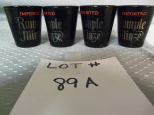 Rumple Minz shot glasses x 4...