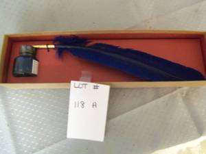Feather Caligraphy Pen with Indian ...