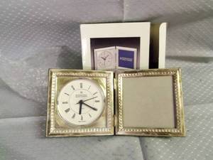 Picture frame with clock...
