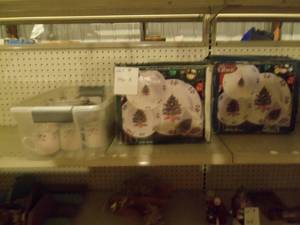 3 set of Christmas Dishes...