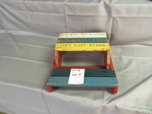 Childrens step stool and chair...