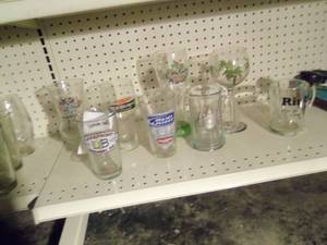 Misc collector drinking glasses...
