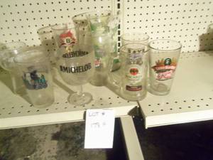 Misc collector drinking glasses...