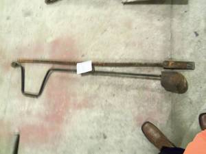 Ice chopper and vintage auger...