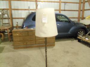 Vintage 5 ft Lamp with shade...