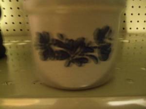 1 green glass vase, 1 small glass v...