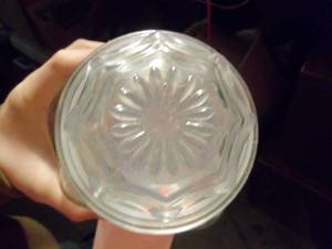 Glass sugar bowl...