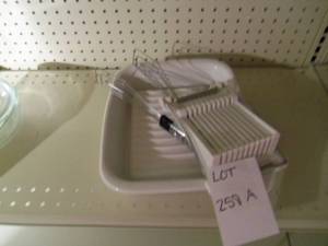 cheese cutter, metal serving tongs,...