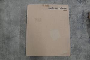 lot 18 image: 16 in. W x 20 in. H X 4 in. D Recessed or Surface Mount Frameless Beveled Bathroom Medicine Cabinet