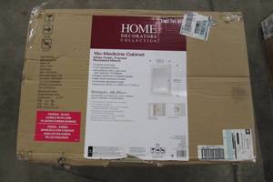 lot 25 image: 19-78 in. W x 28-14 in. H Fog Free Framed Recessed Mount Extended Storage Bathroom Medicine Cabinet in White