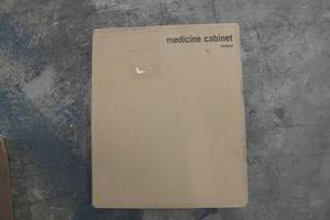 lot 79 image: 16 in. W x 20 in. H X 4 in. D Recessed or Surface Mount Frameless Beveled Bathroom Medicine Cabinet