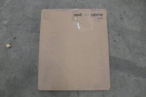 lot 80 image: 16 in. W x 20 in. H X 4 in. D Recessed or Surface Mount Frameless Beveled Bathroom Medicine Cabinet