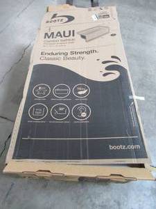 lot 123 image: Bootz Industries Maui 60 in. Left Drain Rectangular Alcove Soaking Bathtub in White 011-3341-00