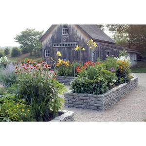 lot 131 image: RTS Home Accents Rock Lock Raised Garden Bed Kit 55060005000081