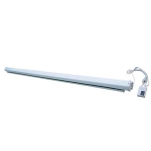 lot 605 image: ProHT 84 in. Electric Projection Screen with White Frame 05354