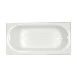 lot 407 image: American Standard Princeton Recess 5 ft. Right Drain Bathtub in White, 2391RH.020