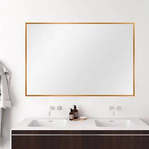 lot 315 image: Neu-type Medium Rectangle Gold Modern Mirror (36 in. H x 24 in. W), JJ00519ZZEN-1