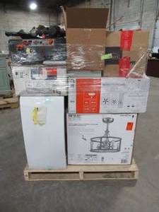 lot 305 image: WHOLESALE MIXED PALLET OF MISCELLANEOUS SMALL APPLIANCES, POWER TOOLS LIGHTING AND MORE