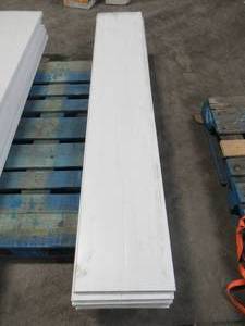 lot 142 image: 7 Total - Weatherables Pembroke 6 ft. W x 1 ft. H White Vinyl Privacy Fence Part PWPR-T&G11.3-6X8