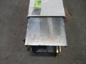 lot 157 image: Weatherables 5 in. x 5 in. x 9 ft. Vinyl Fence Gate End Post - Routed - LWPT-GEND-5X108
