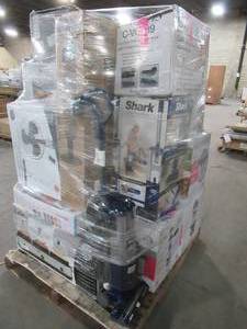 lot 329 image: WHOLESALE MIXED PALLET OF MISCELLANEOUS SMALL KITCHEN APPLIANCES, VACUUMS AND MORE