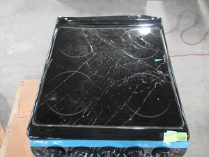 lot 207 image: Summit Appliance 20 in. 2.3 cu. ft. Slide-in Electric Range in Black REX2051BRT